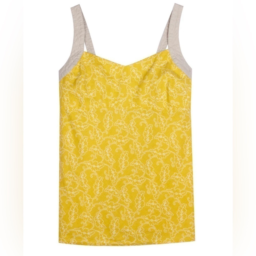 Patagonia W's Island Hemp Women’s Tank Top in Summertime Yellow Size 12 NWT